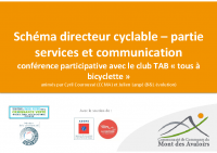 Présentation conférence services vélo – Club TAB CCMA